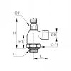 Régleurs débit, échappement, BSP cylindrique - LEGRIS 7110 - Plan