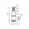 Régulateur de pression, mâle BSP cylindrique - LEGRIS 7300 - Plan