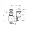 Régleurs débit miniatures échappement métrique - LEGRIS 7640 - Plan