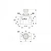 Régleur en ligne unidirectionnel, femelle BSP cylindrique - LEGRIS 7820 - Plan
