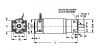 Motoréducteur planétaire PE2 avec moteur à courant continu 24V - Plan