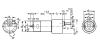 Motoréducteur à engrenage cylindrique SF 24V 2 Nm - Plan