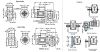 Motoréducteur roue et vis sans fin MB3101 - Plan