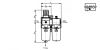 Filtre régulateur lubrificateur - AC-A - SMC - Plan