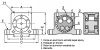 Vibrateur à turbine sans lubrification Type GT - Plan