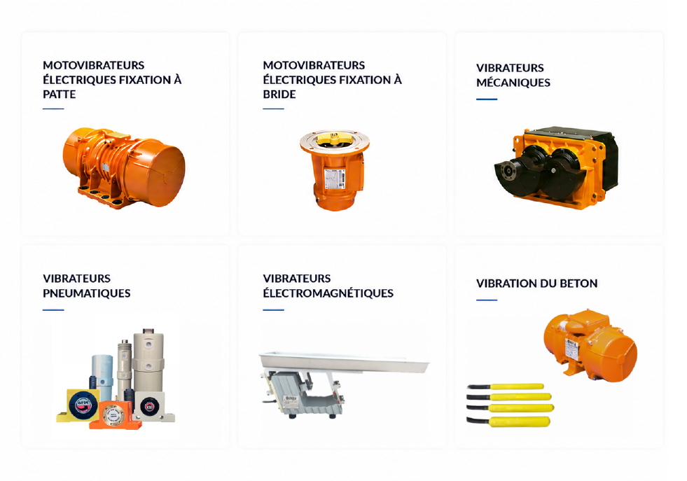 La gamme complète chez Italvibras La gamme complète chez Italvibras