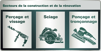 Secteurs de la construction et de la rénovation