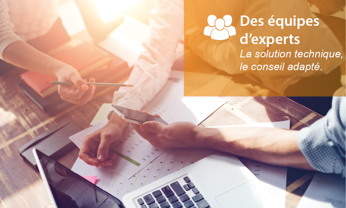 Des équipes d'experts